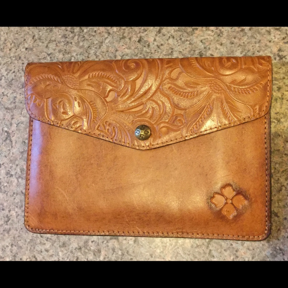 Patricia Nash Leather Wallet Pouch Clutch